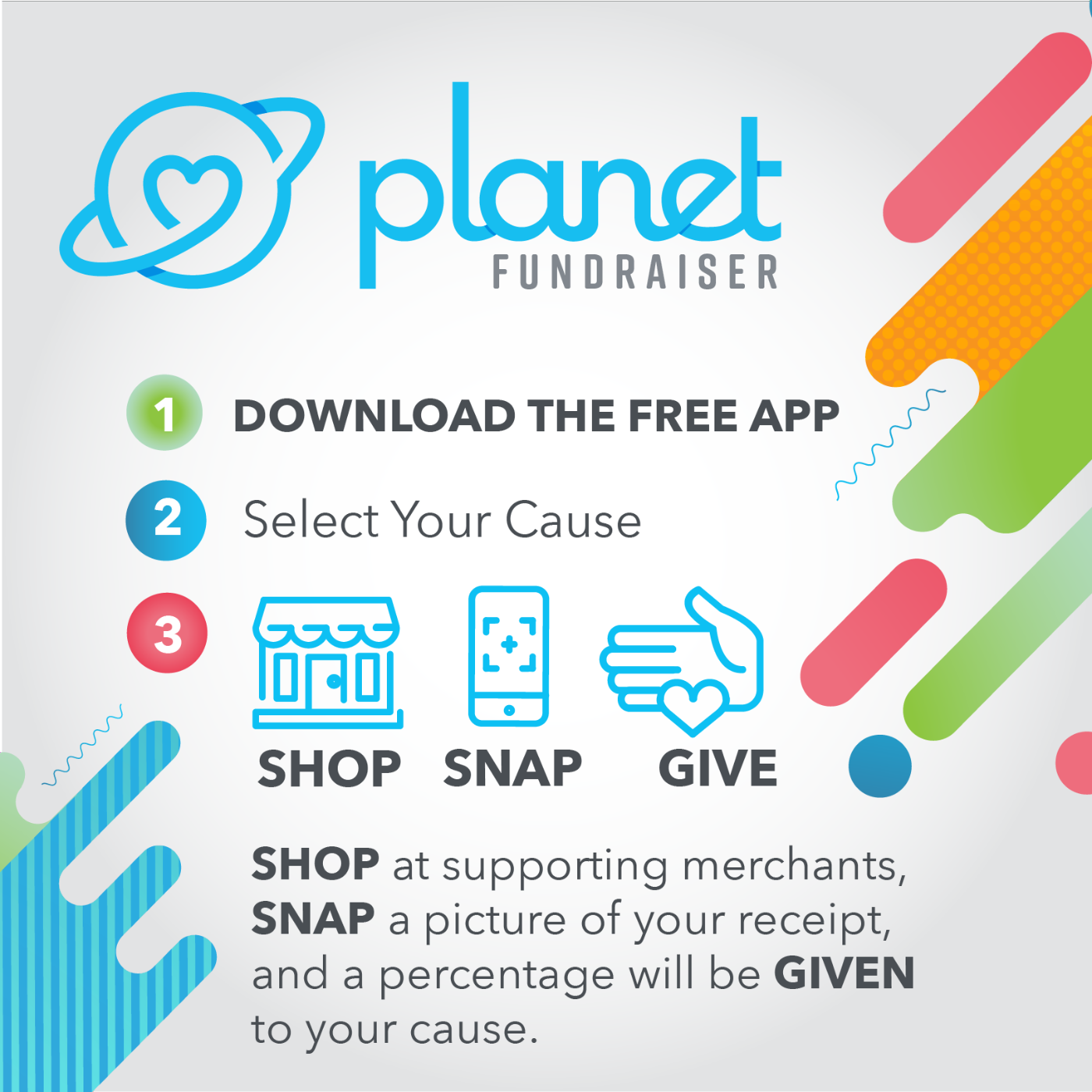 PLANET FUNDRAISER INFOGRAPHIC