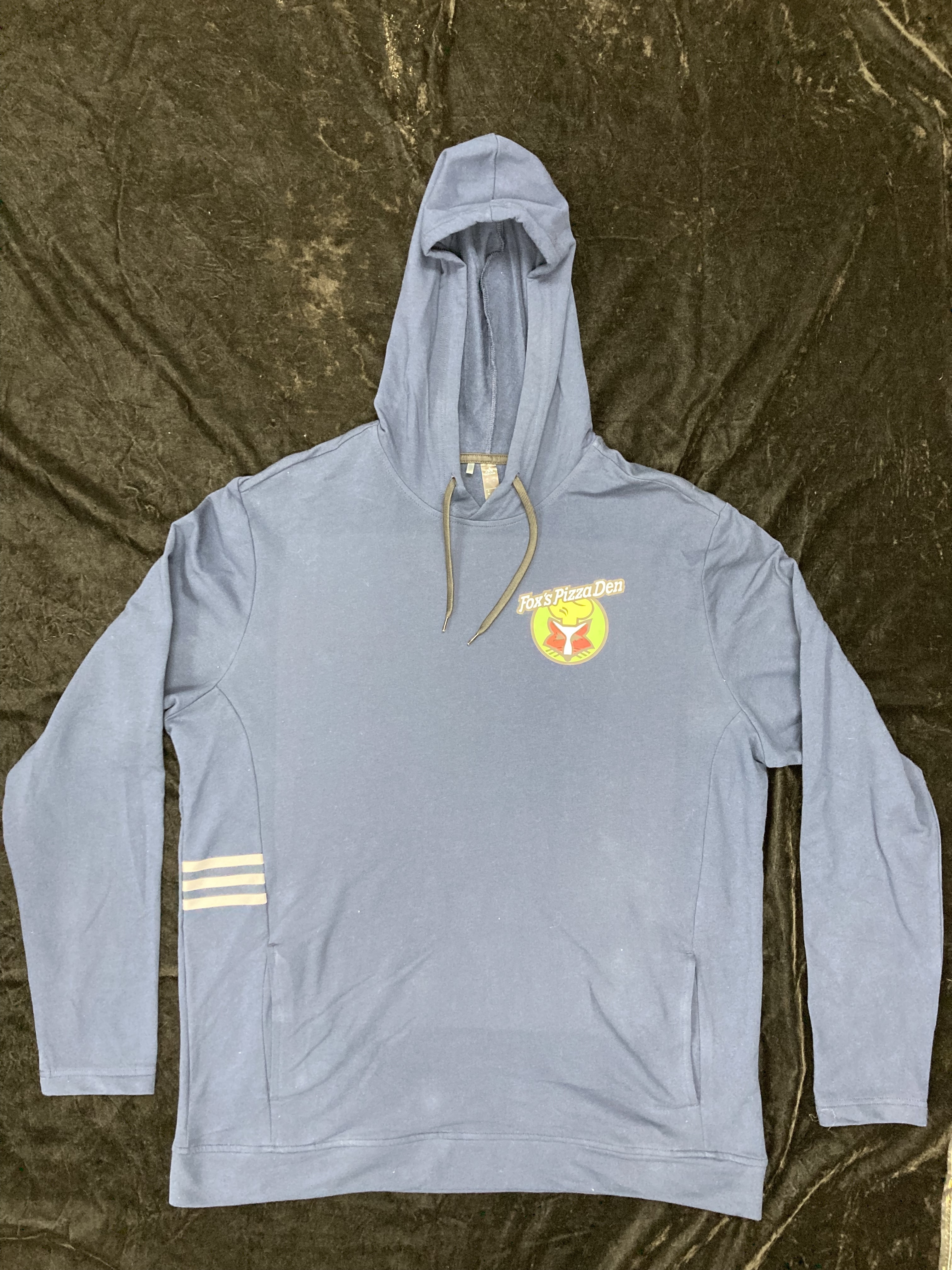 SALE Fox's Logo - XL Navy Adidas Performance Hoodie