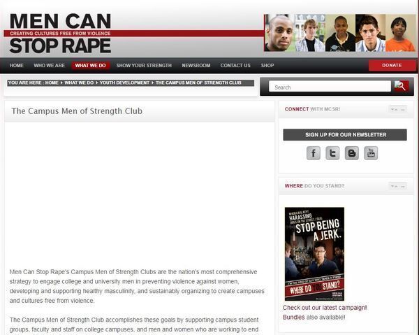 The Campus Men of Strength Club