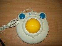 trackball mouse, large ball mouse, mouse for kids, mouse for switch users,  computer mouse for kids with disabilities