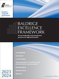Baldrige Excellence Framework Business/Nonprofit cover