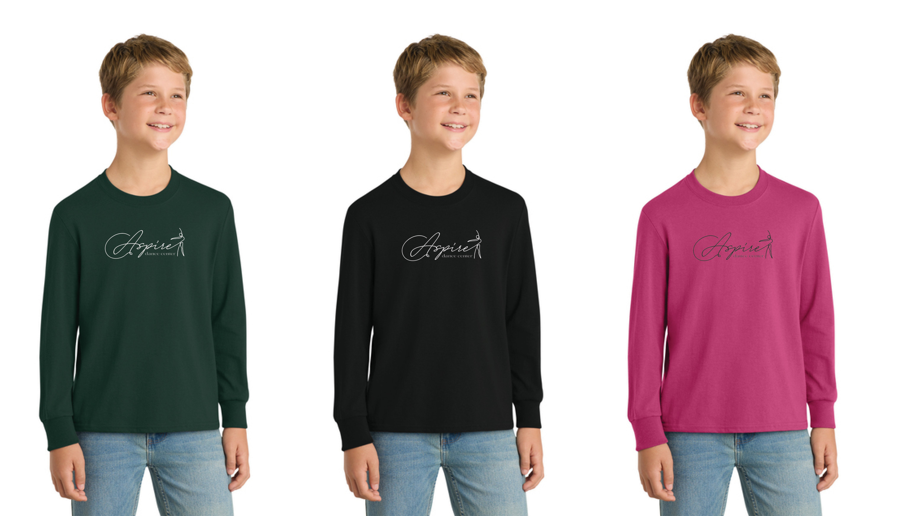 Port & Co™ Youth Long Sleeve Core Cotton Tee