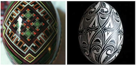 Ukrainian Pysanka tradition - possible solution to mystery symbols at Lake Junaluska