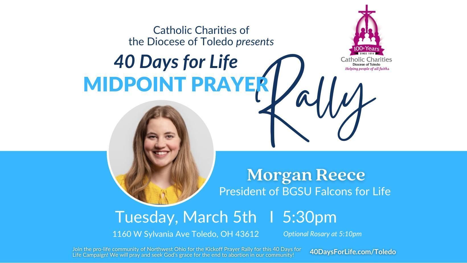 Attend Our 40 Days for Life Mid-Point Prayer Rally March 5