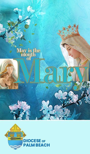 May is the Month of Mary Prayer Card