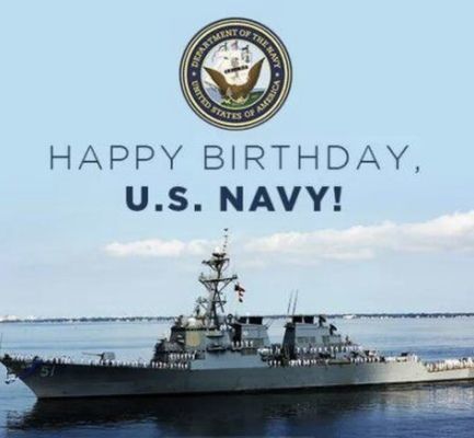 Happy 247th Birthday to the United States Navy!