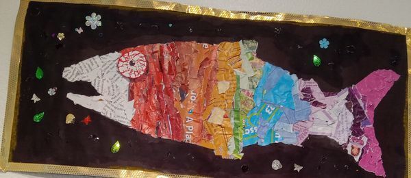 "Super Salmon" by Tongass School of Arts & Sciences, Dawn Rauwolf's 6th Grade Class