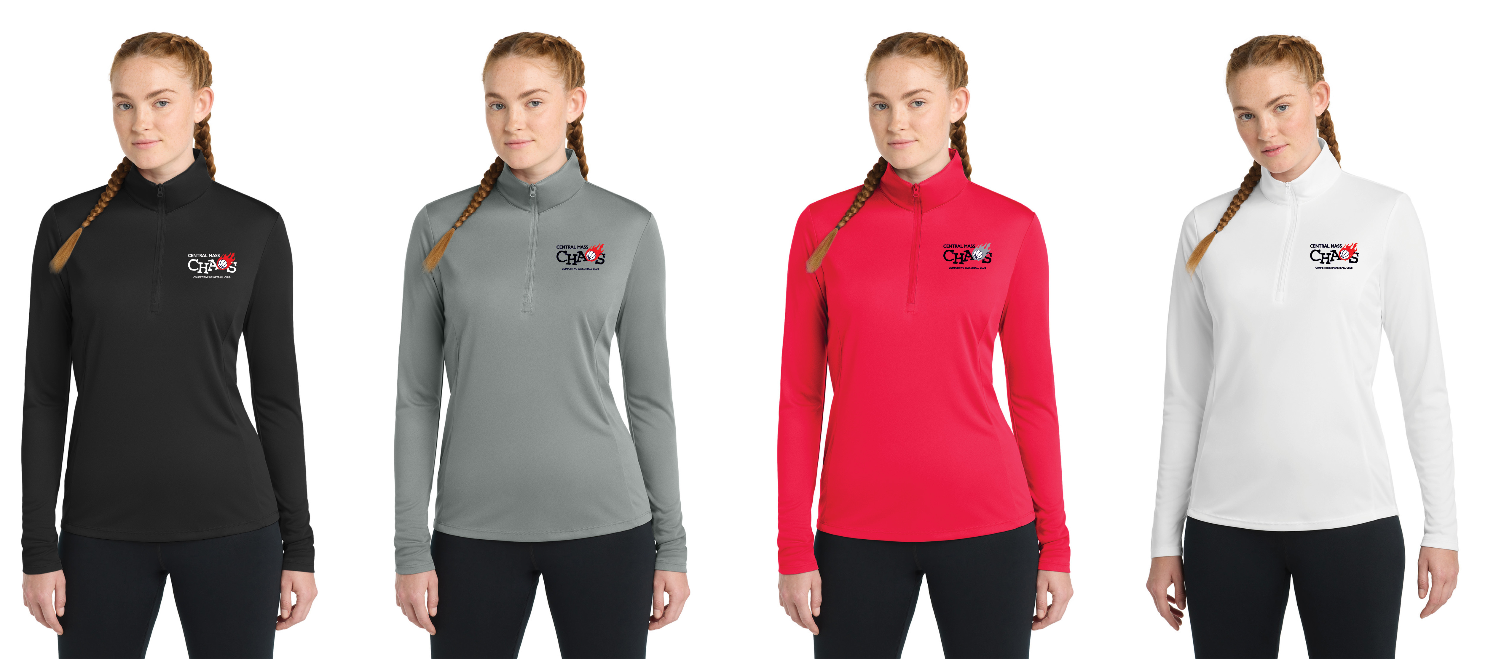 Ladies 1/4 Zip Lightweight Pullover