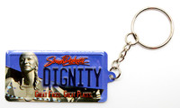 Dignity License Plate Keychain