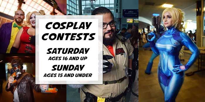 Adult and Kids Cosplay Contests with great prizes!