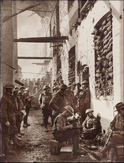 Battle-Scarred Barracks, Ypres