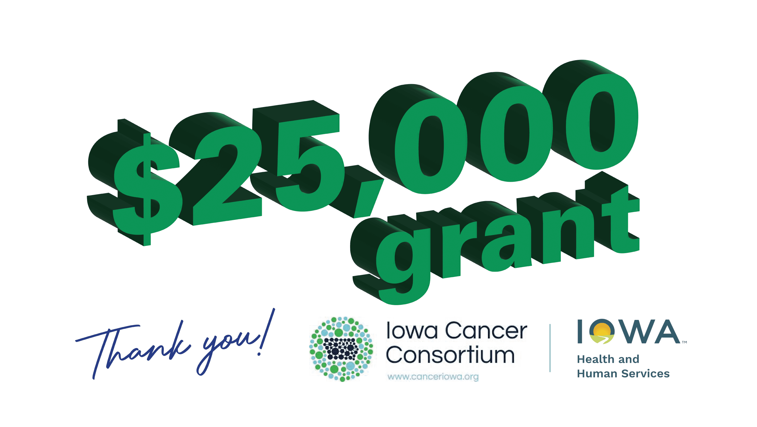 $25,000 grant graphic
