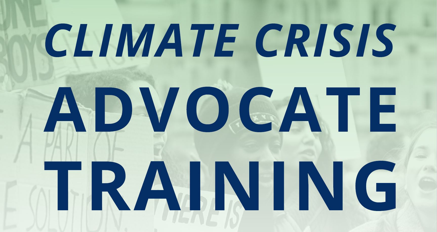 Climate Advocate Training