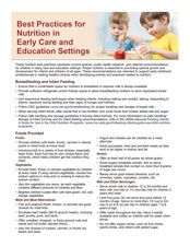 Food Safety Guidelines In Child Care - Early Learning Ventures