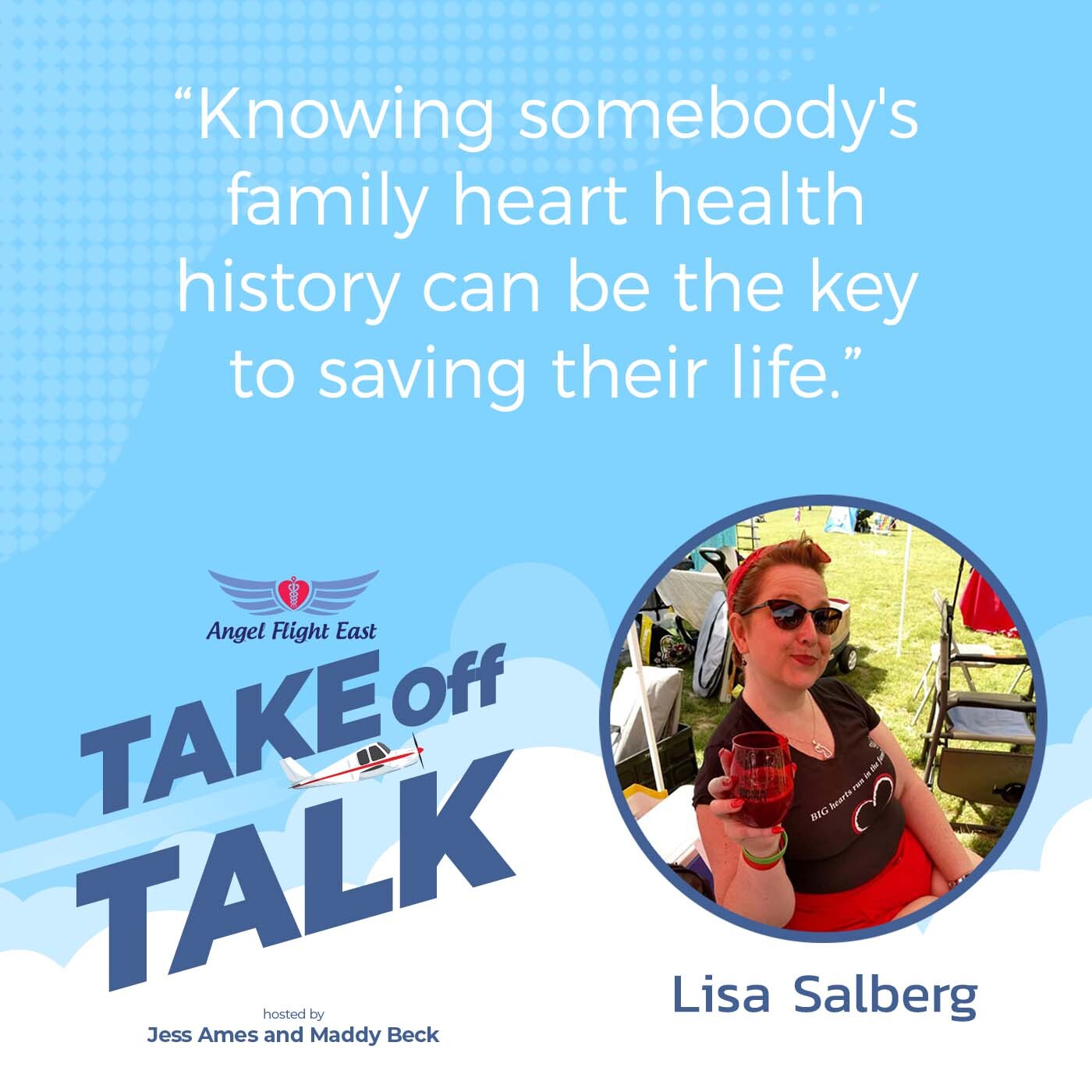 Take Off Talk with Angel Flight East | Lisa Salberg | Hypertrophic Cardiomyopathy Association