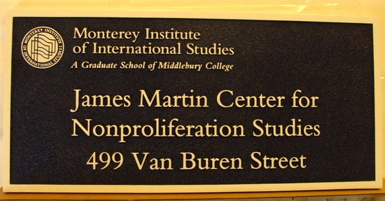 FA15544 - Dimensional  Building Identification Sign for James Martin Institute