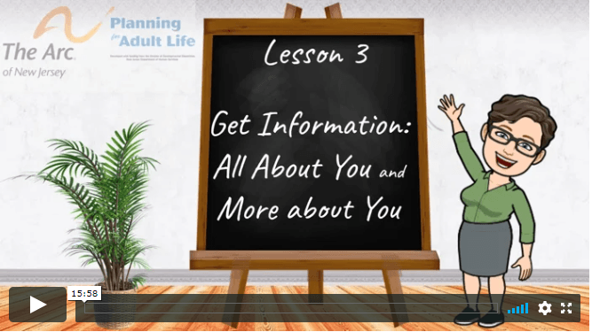 Lesson 3- All About You