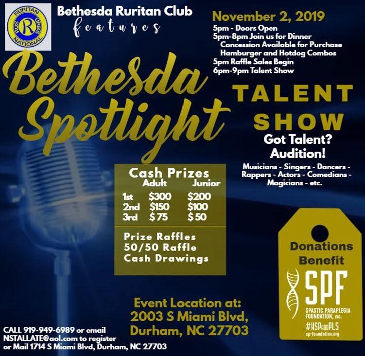 Bethesda Spotlight Dinner and Talent Show
