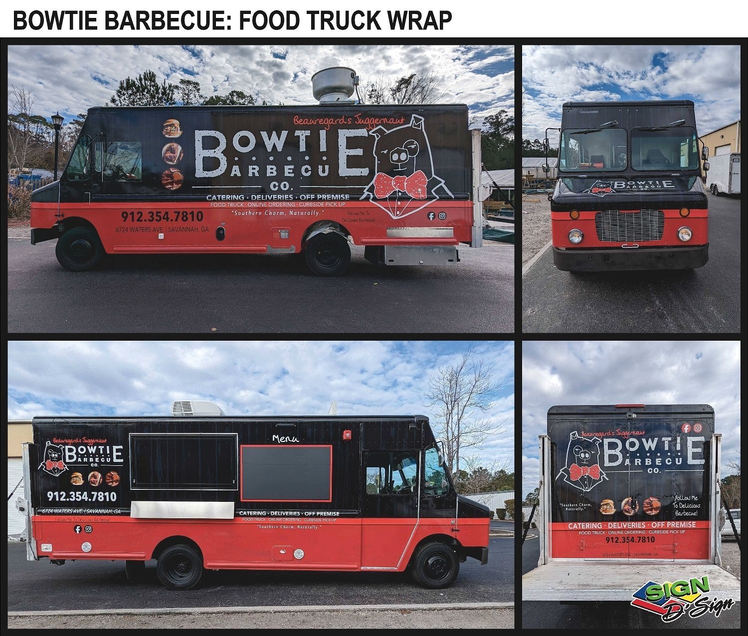 BOWTIE BARBECUE FOOD TRUCK WRAP