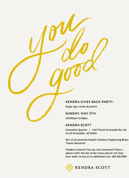 Kendra Scott Event Benefiting SSBTR