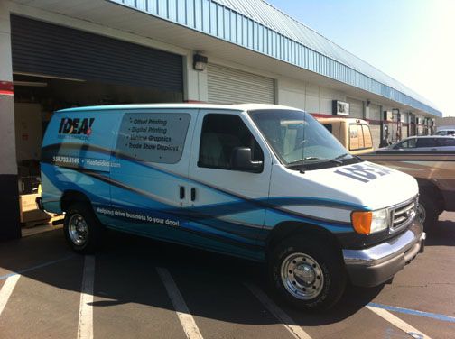 Van Wrap: IDEA! Delivery Van