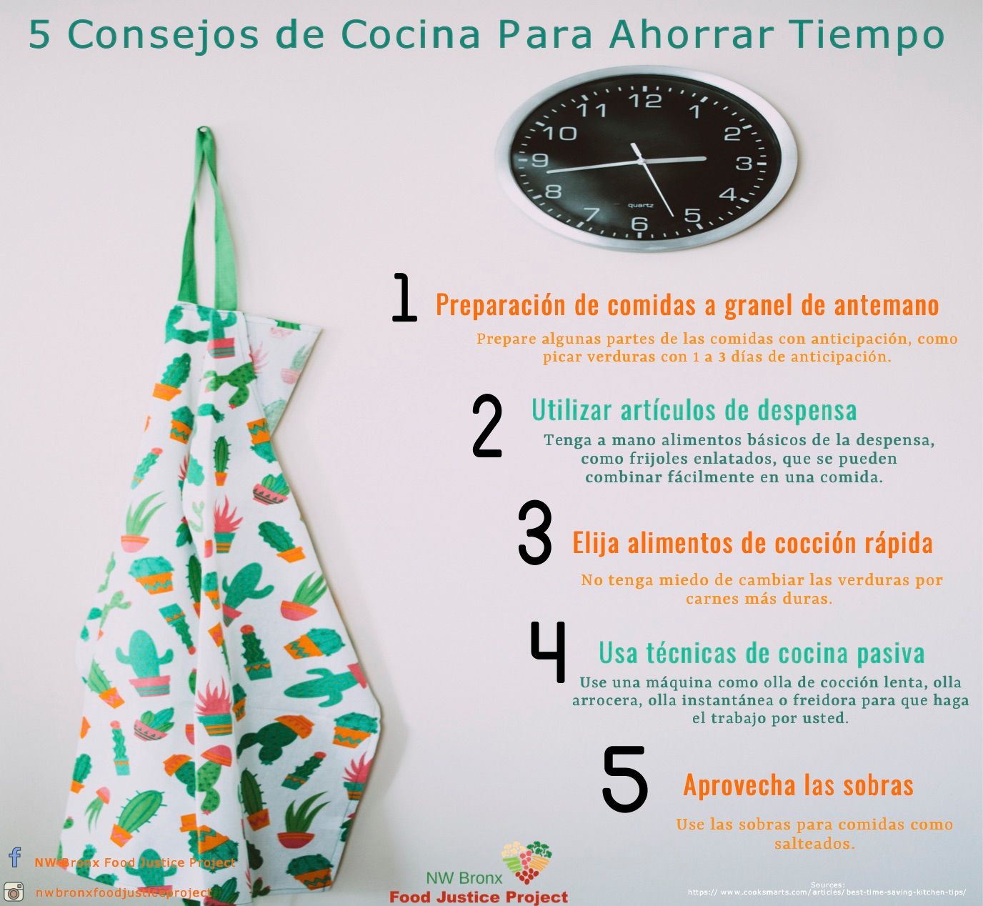 5 Consejos de Cocina Para Ahorrar Tiempo 