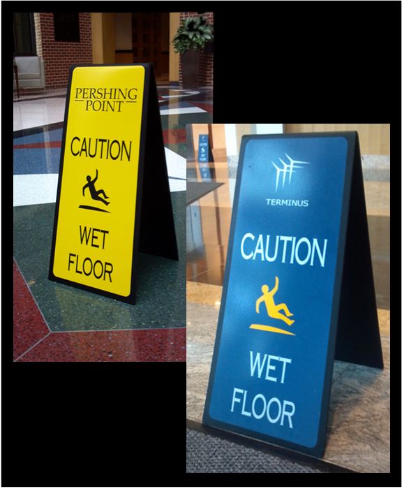 Custom Wet Floor Signs