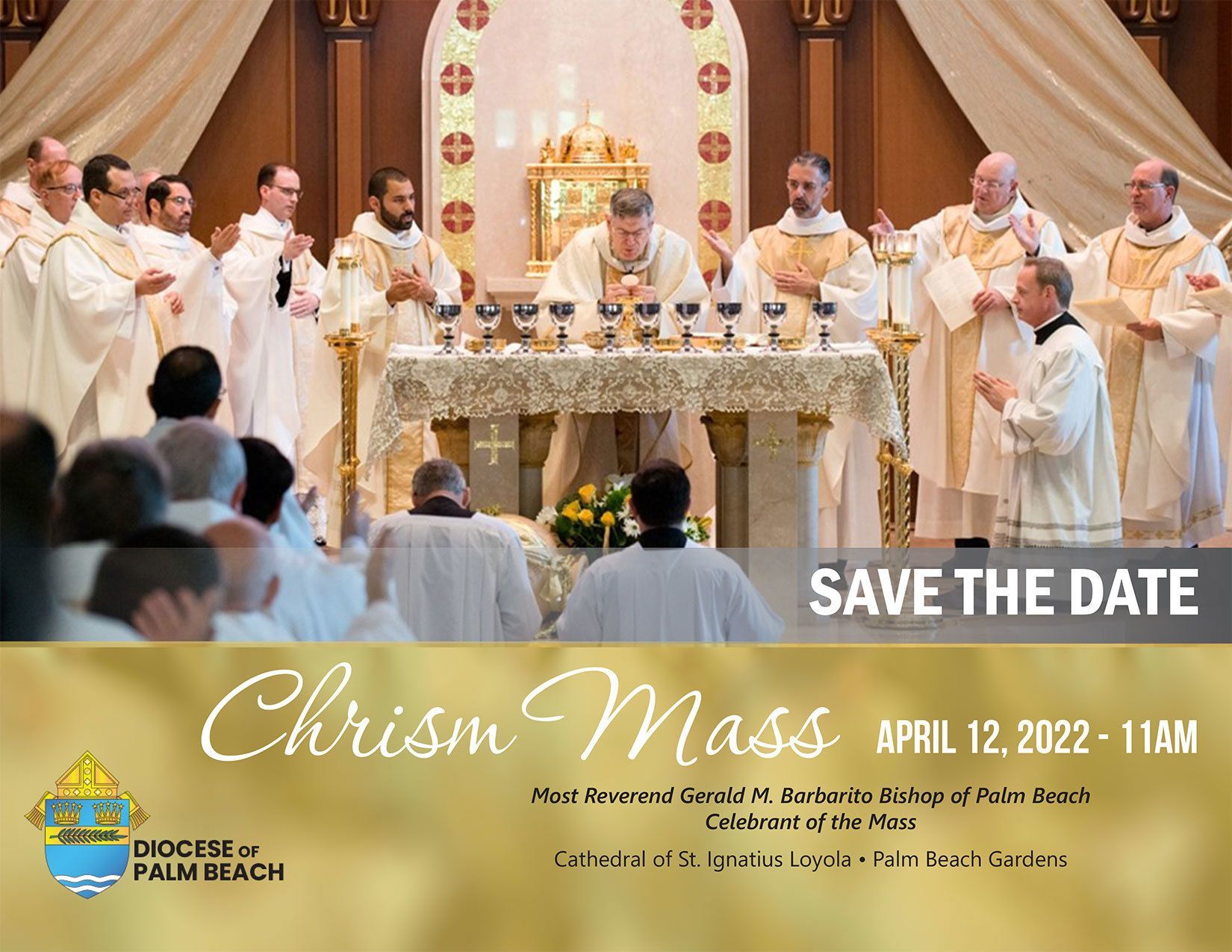 Join us for the Chrism Mass on April 12