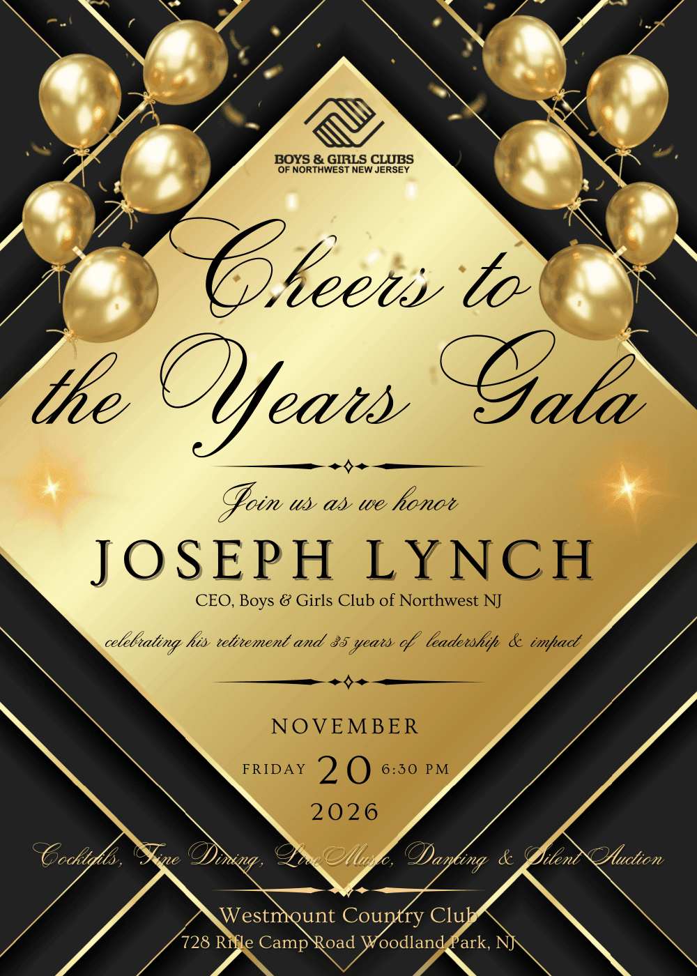 Cheers to the Years Gala