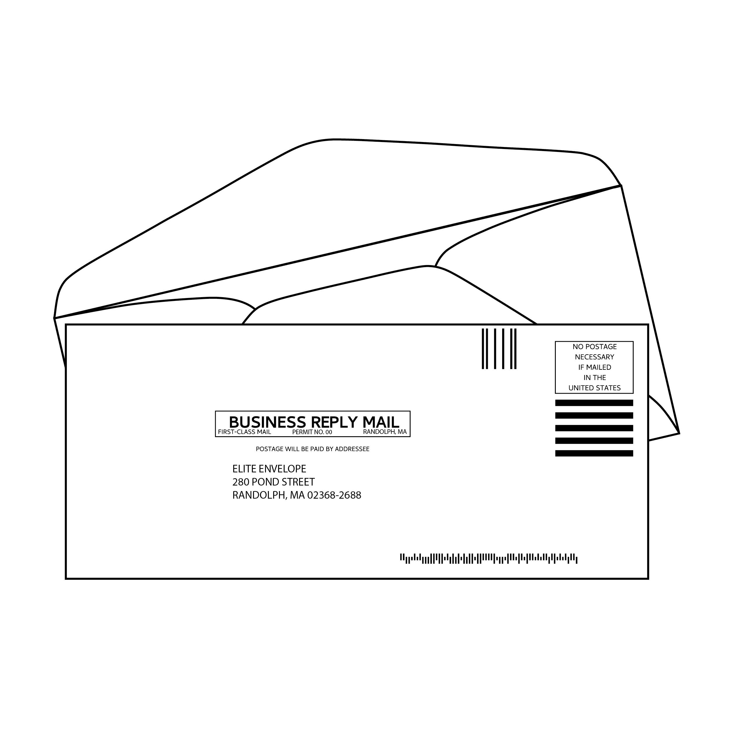 #9 Business Reply Envelope