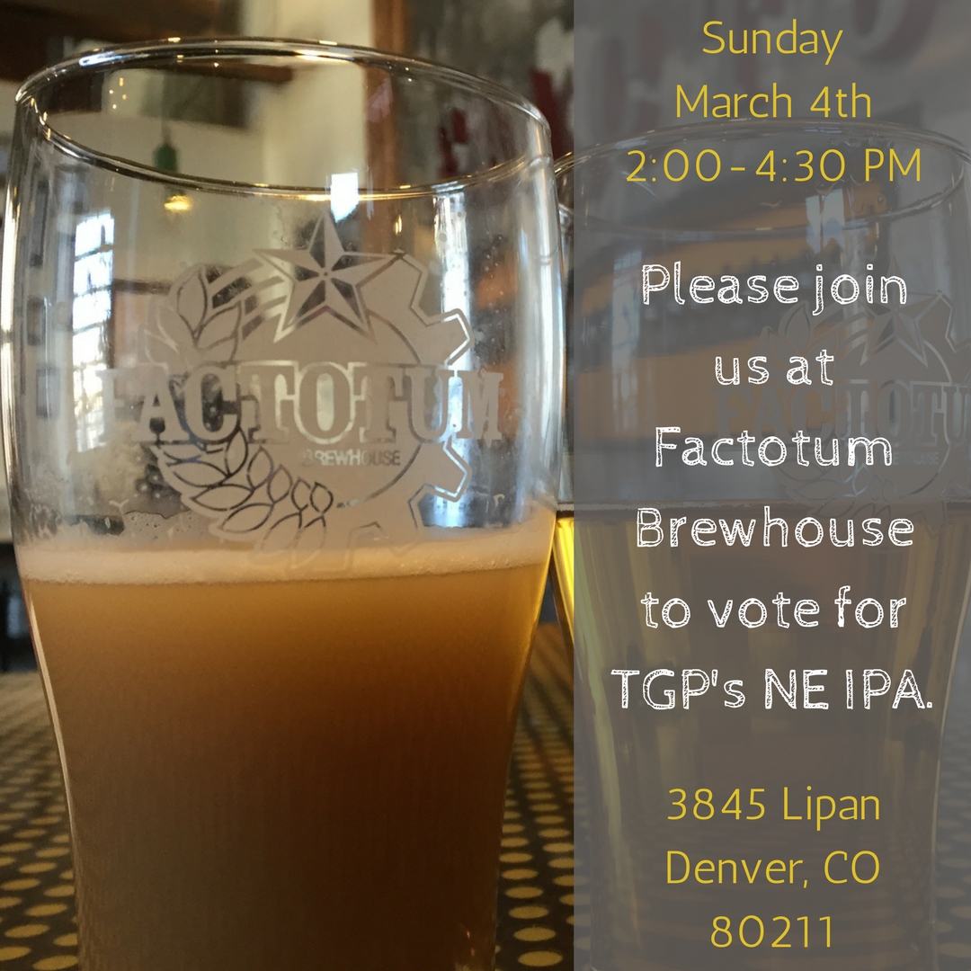 March 4th - Factotum Brewhouse