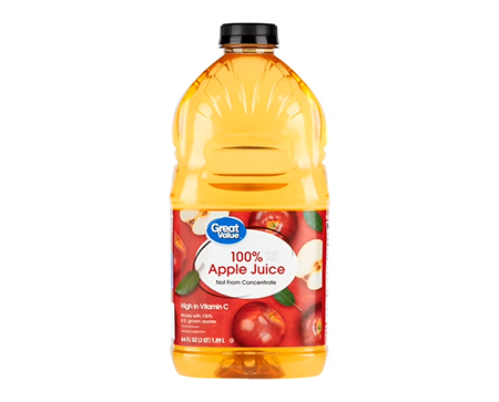 100% Apple Juice, 4 pack, 64 fl oz (Shelf Stable)