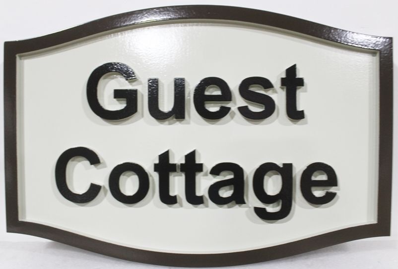 I18846A - Carved Property Name Sign for "Guest Cottage"