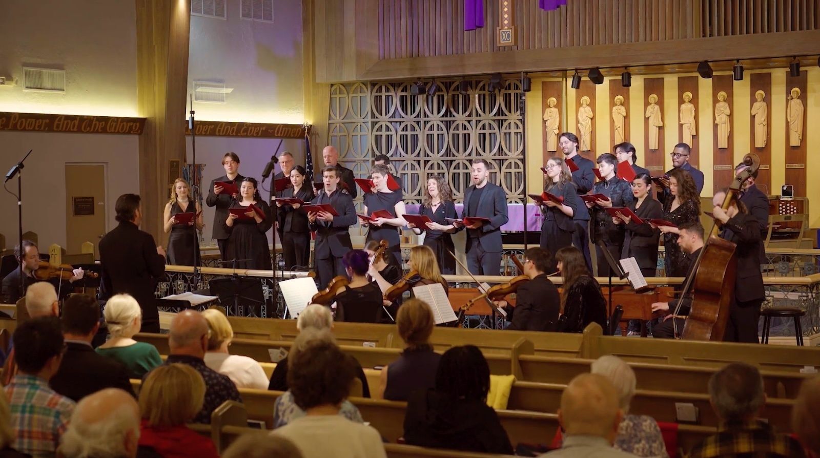Seraphic Fire artists perform at All Saints Episcopal Church in Ft. Lauderdale.