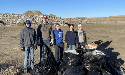 Landfill _ Cell Clean Up Dec. 2023