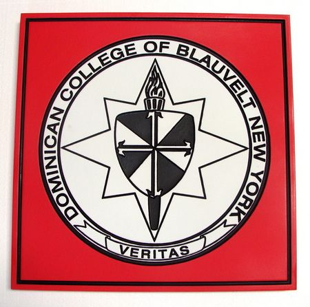 Y34310 - Wall Plaque of the Dominican College of Blauvelt Seal