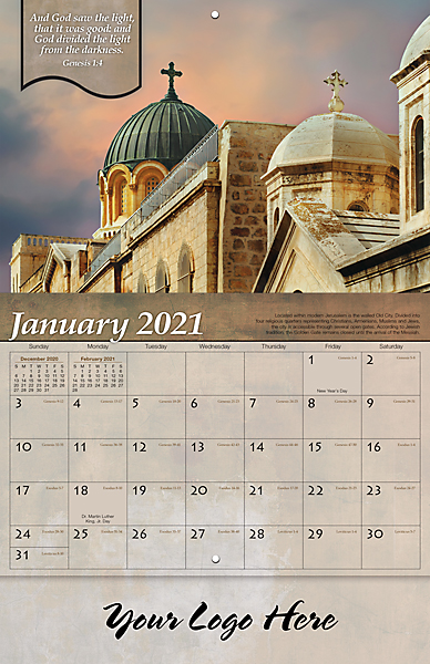 CHRISTIAN REFLECTIONS 13-MONTH CALENDAR