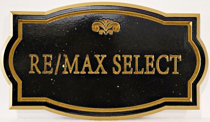 C12314A - Custom Carved Sign for "Re/Max Select"