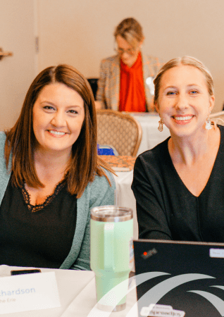 Amy and Courtney at the Keystone Nonprofit Conference