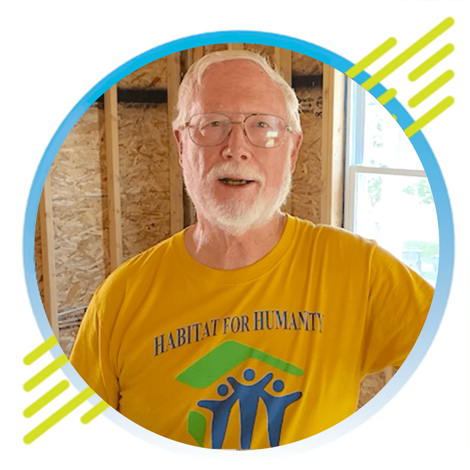 Ron Kear has been a volunteer with Greater Cleveland Habitat for Humanity for more than 22 years. 