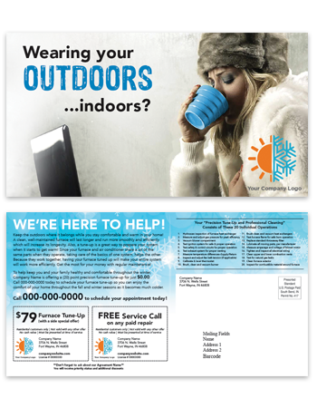Customized Postcard Campaign Targeted Marketing HVAC Customized Postcard Campaign Targeted Marketing HVAC