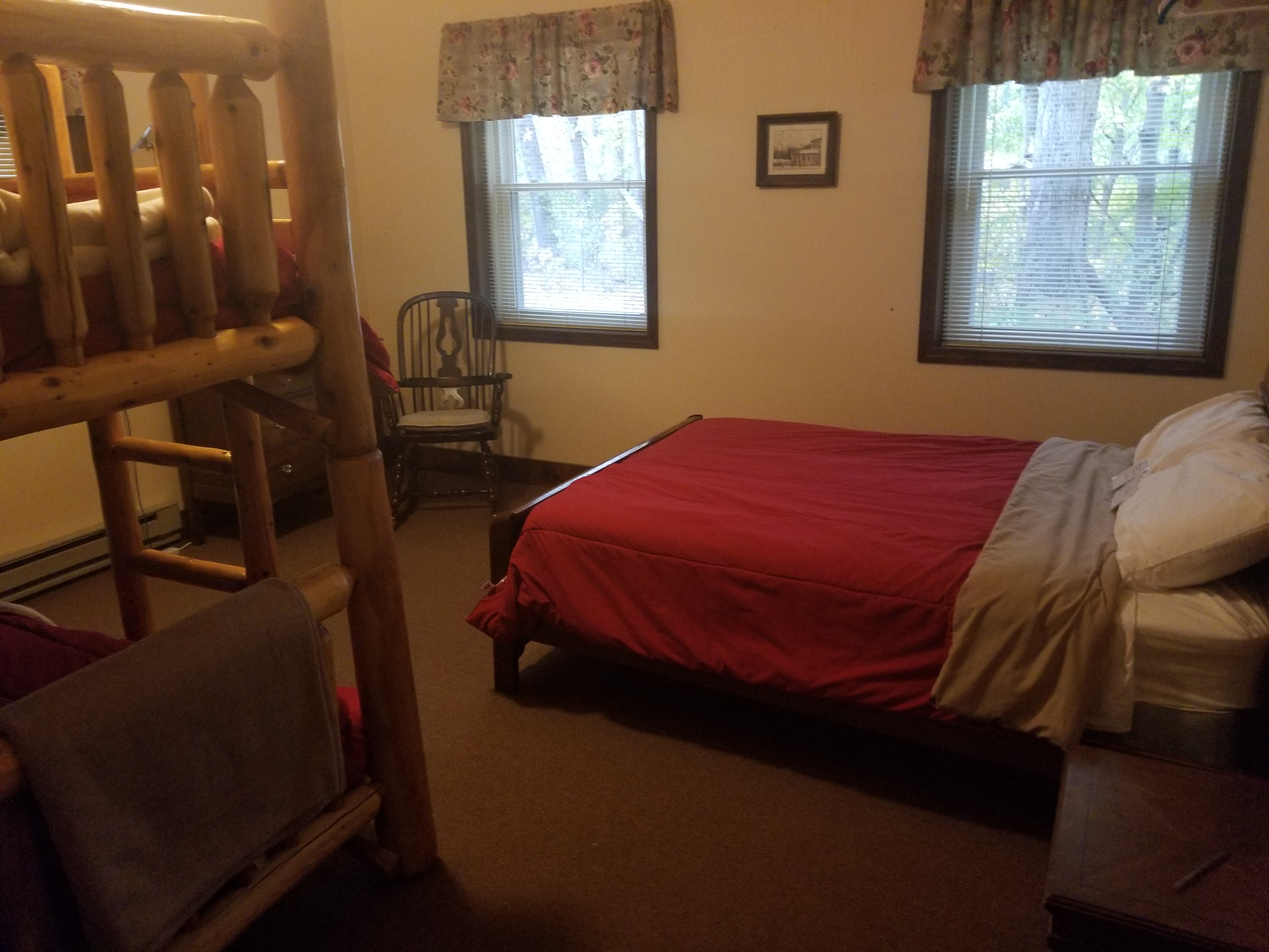 Room 2 - Full & Bunk W/Full and Twin Bed