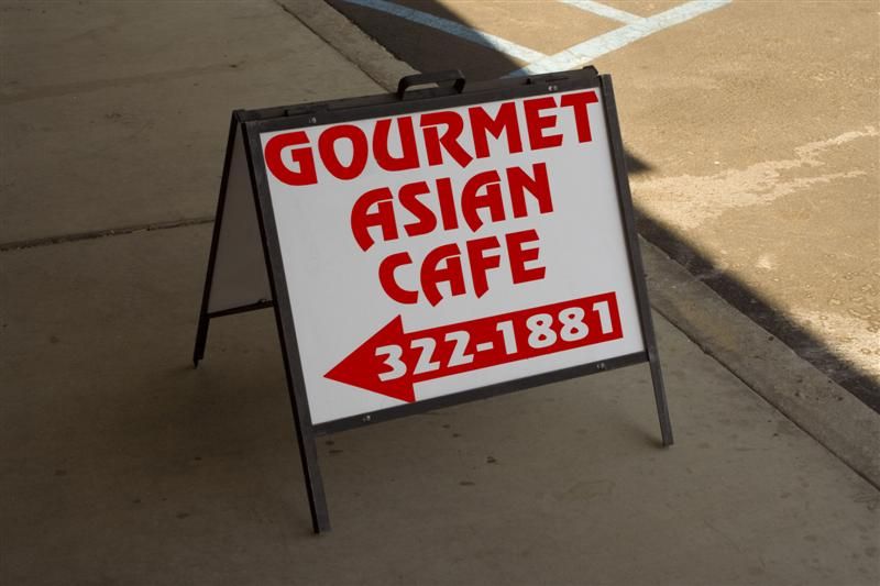 Gourmet Asian Cuisine A-Frame