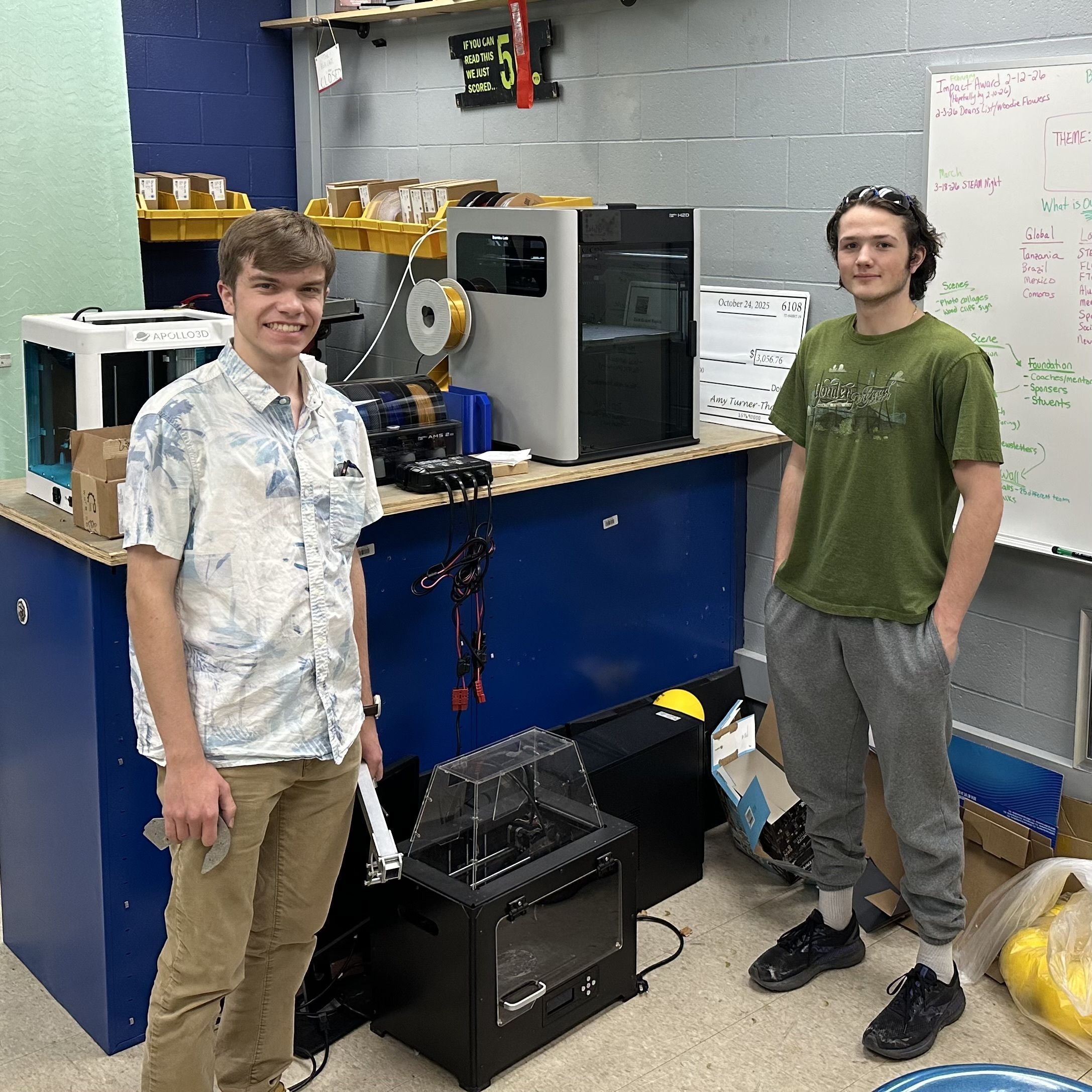 Grant Highlight: 3D Printer for Robotics Program