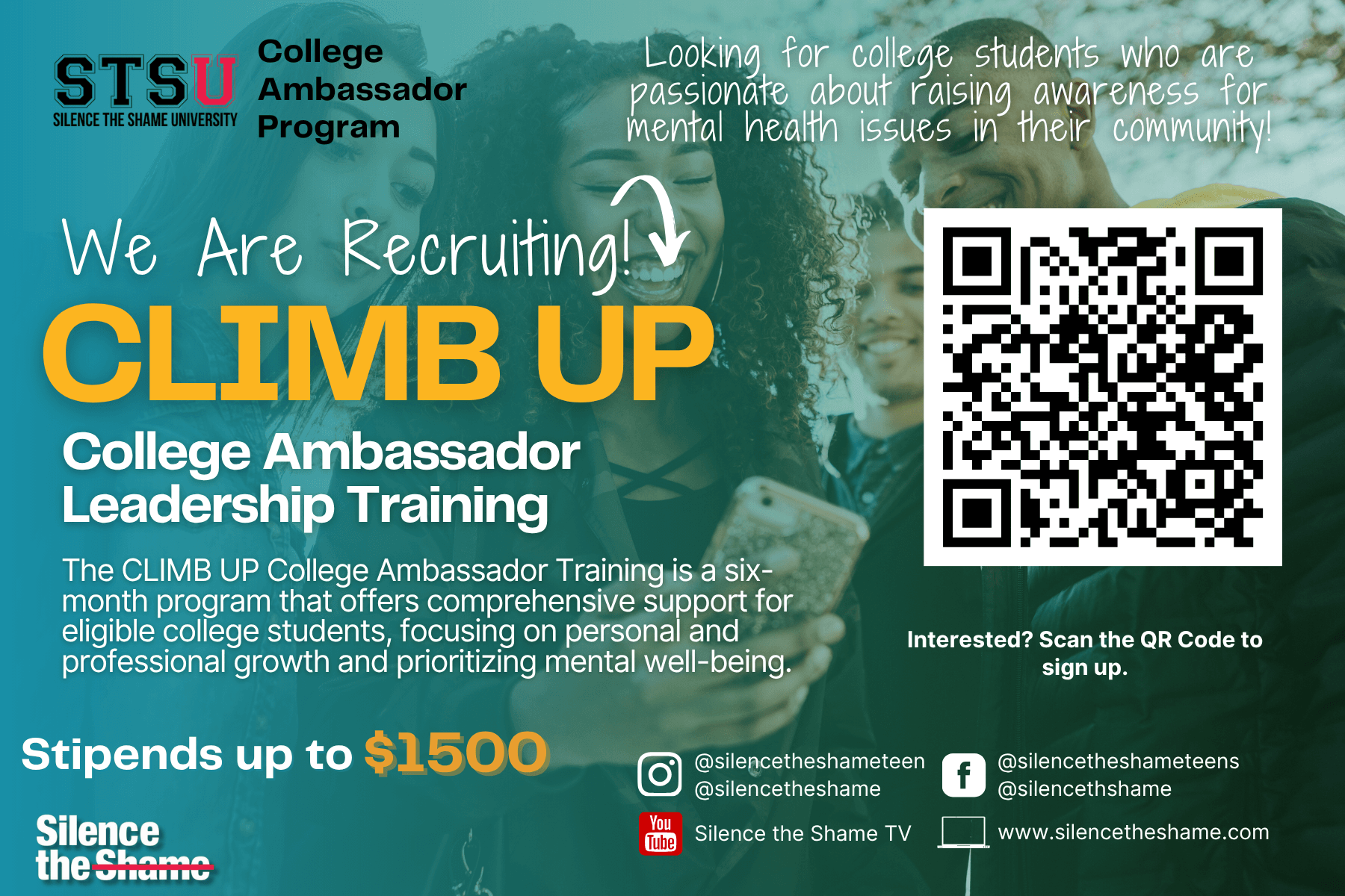 Join the 2026 Silence the Shame University Cohort!