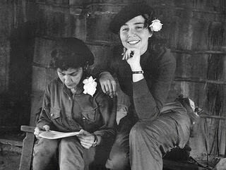 Celia Sanchez and Vilma Espin