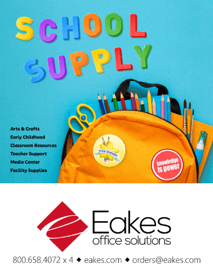 Eakes School Supply Catalog Cover