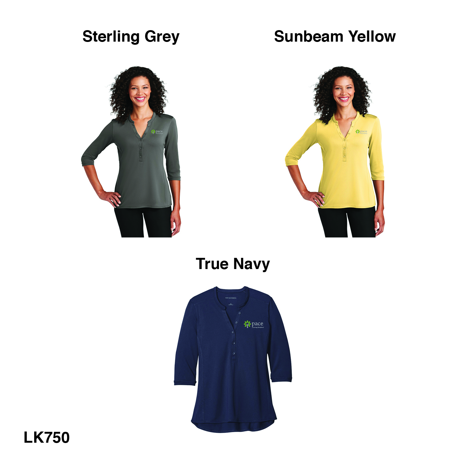 Port Authority ® Ladies UV Choice Pique Henley