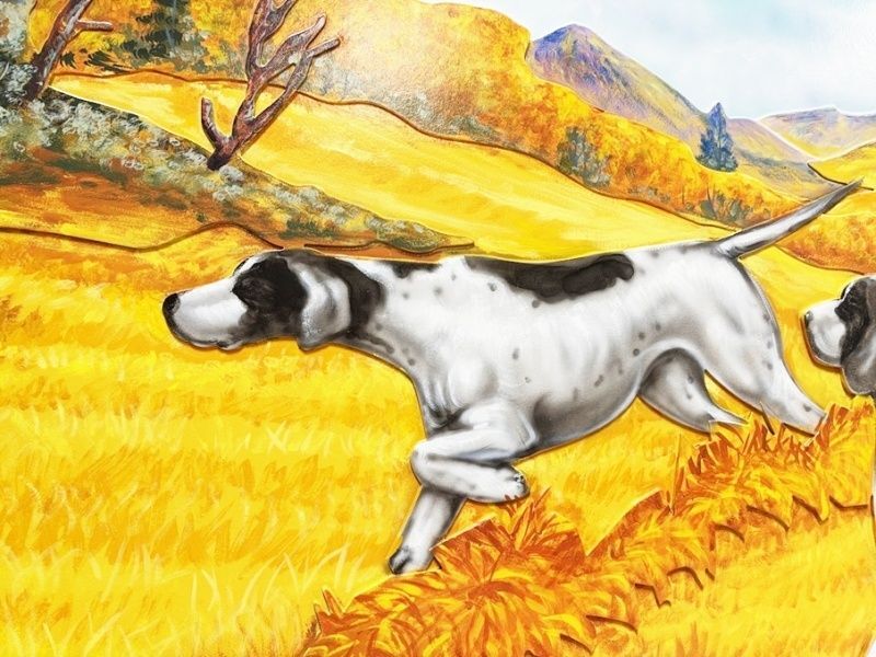 BB11710A - Closeup of Carved Sign for "League City Animal Clinic"