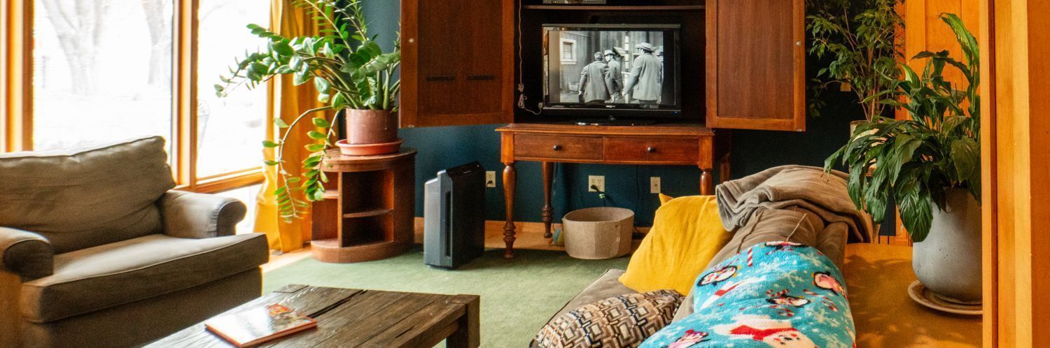 Hat that says 'Love Your Neighbour.'